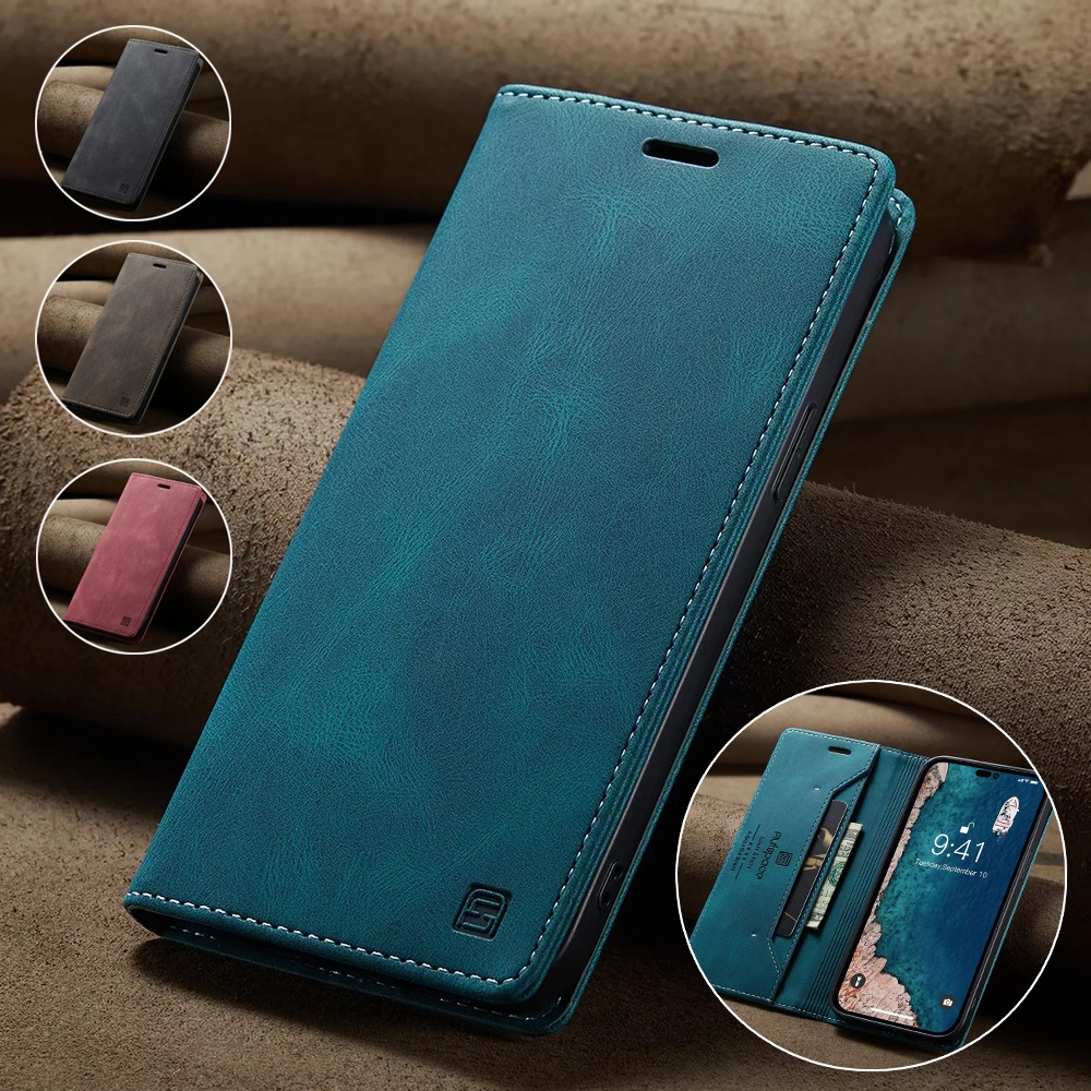 Leather Folio Wallet Case - Custodie in pelle per iPhone 14