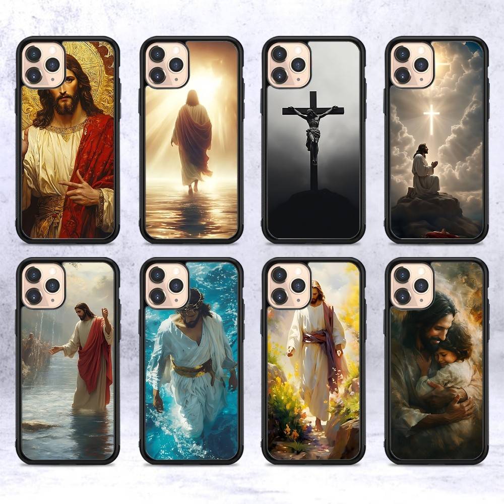 Phone Cases Jesus - Custodia Protettiva Antiurto God And Spokesman