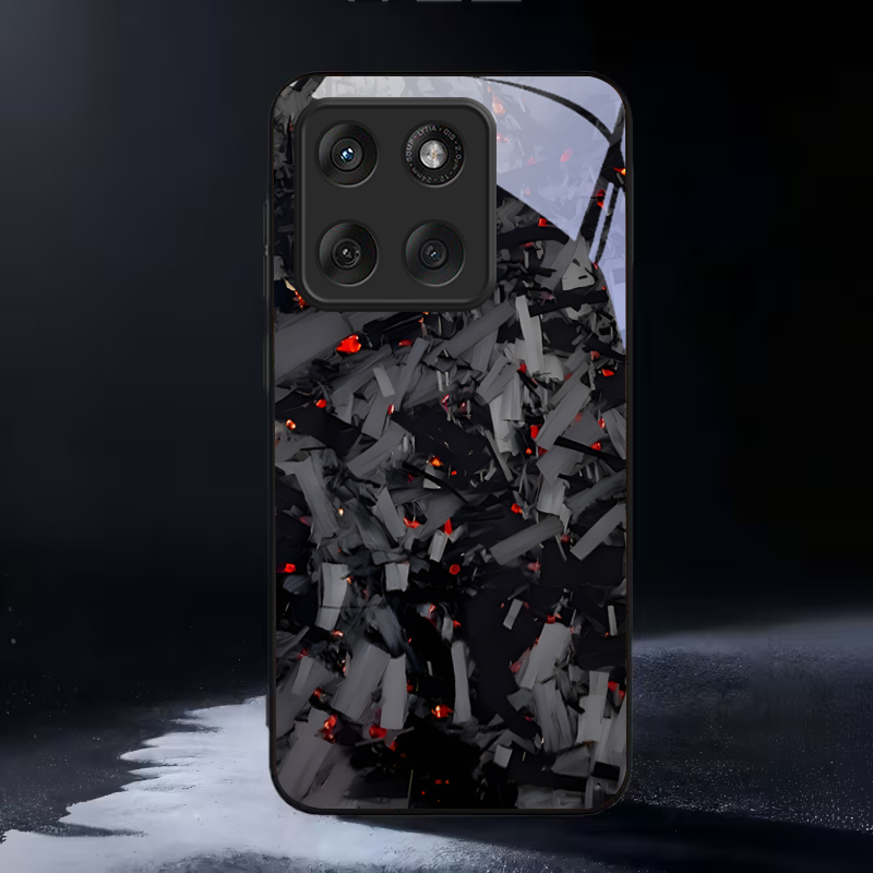 Phone Cases For Motorola - Cover per Telefono in Vetro Nero
