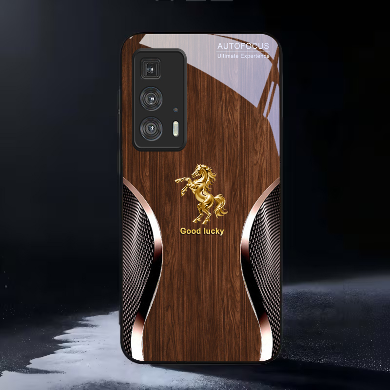 Phone Cases For Motorola - Cover per Telefono in Vetro Nero