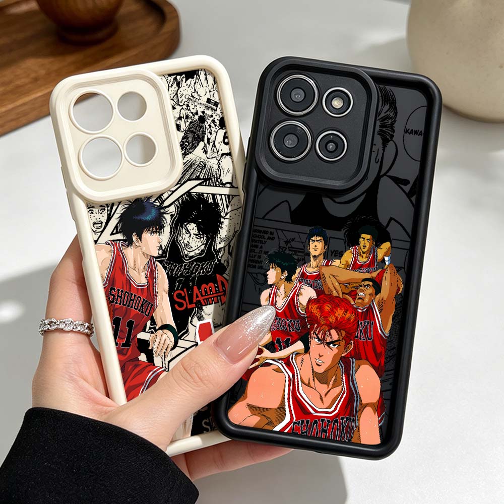 Phone Cases For Motorola - Cover in Silicone S-Slam Dunk Animation