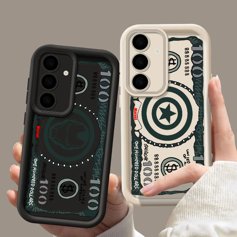 Phone Cases Funny - Divertenti Cover Marvel Dollar per Samsung