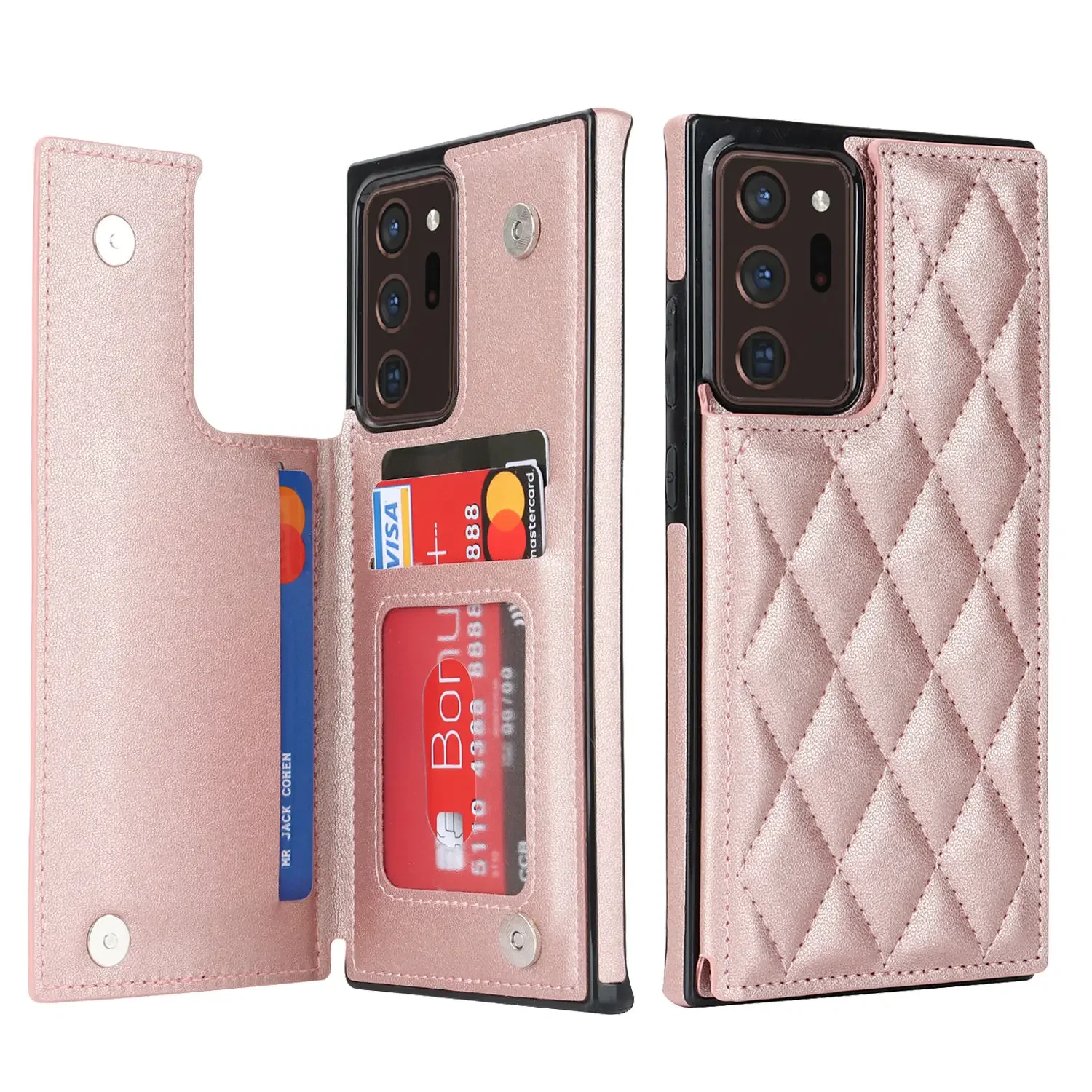 Leather Folio Wallet Case - Per Samsung Galaxy Note 10 Plus