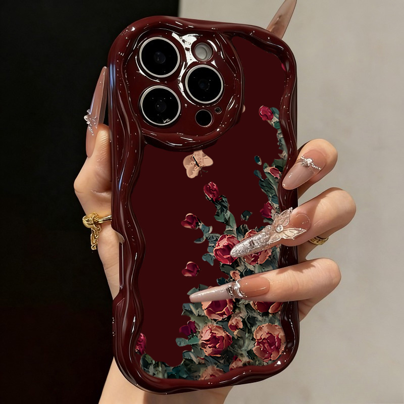 Phone Cases Expensive - Custodia per telefono con motivo floreale