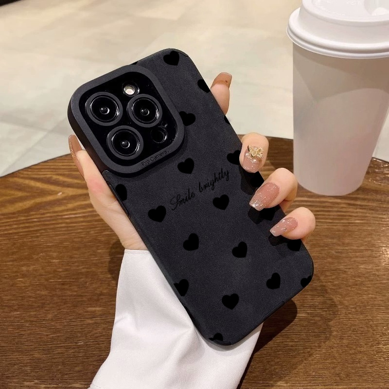 Nuovo lusso nero amore cuore c - Phone Cases Expensive recensione e prezzo