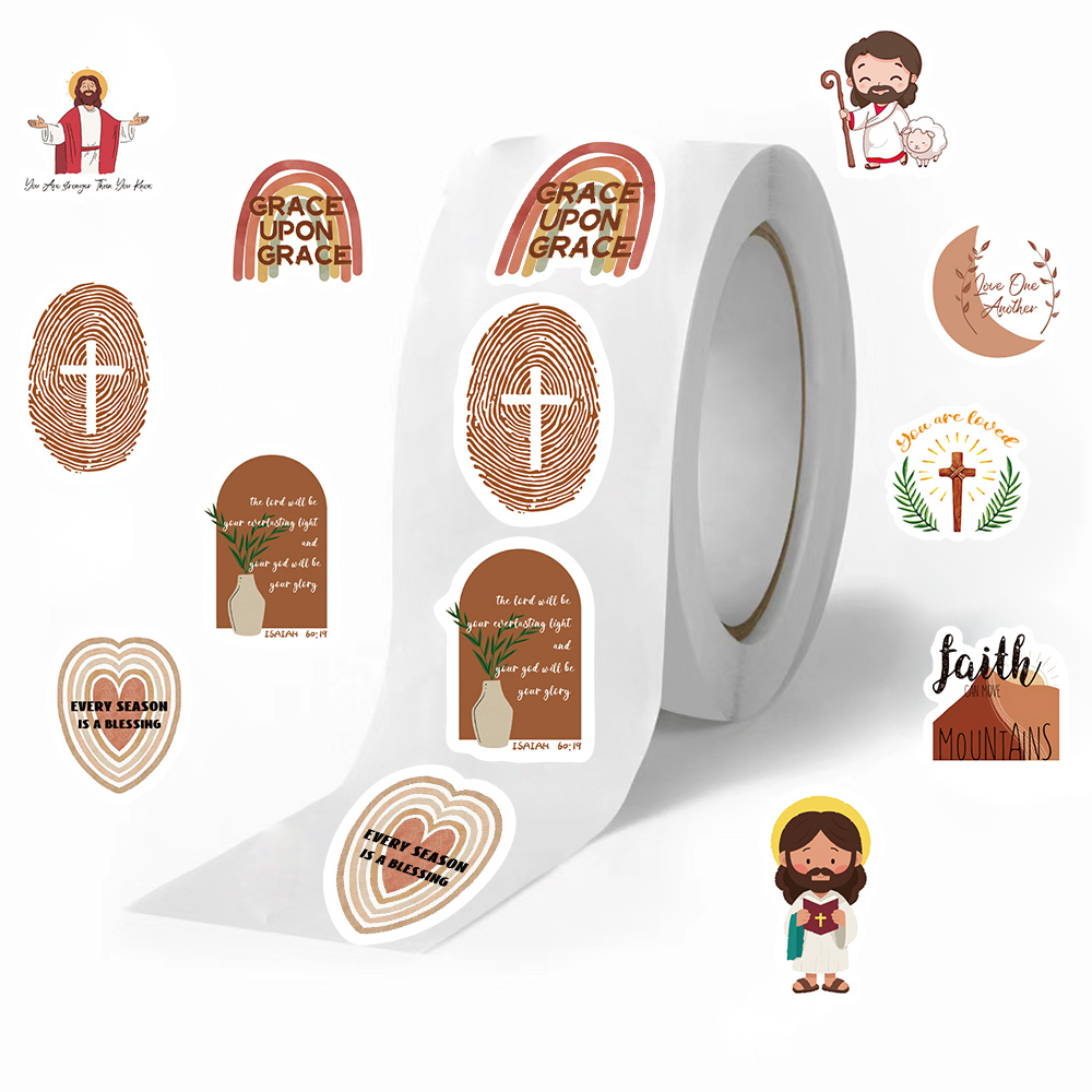 500 Adesivi Gesù per Rotolo, M - Phone Cases Jesus recensione e prezzo