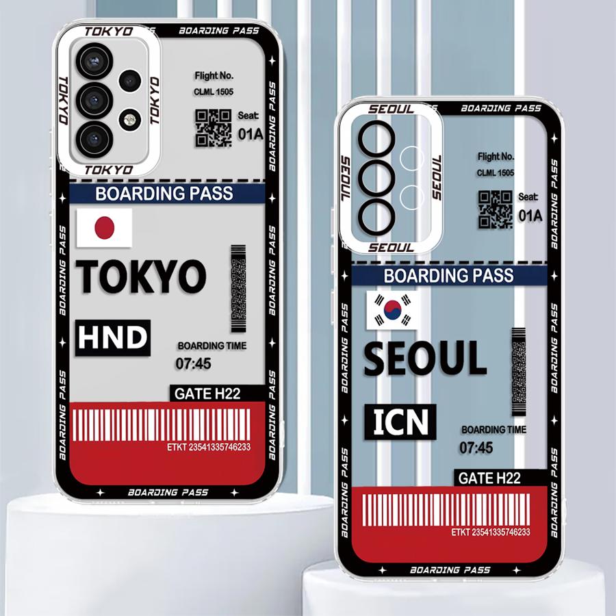 Tokyo Seoul Boarding Pass Cust - Phone Cases Tokyo recensione e prezzo