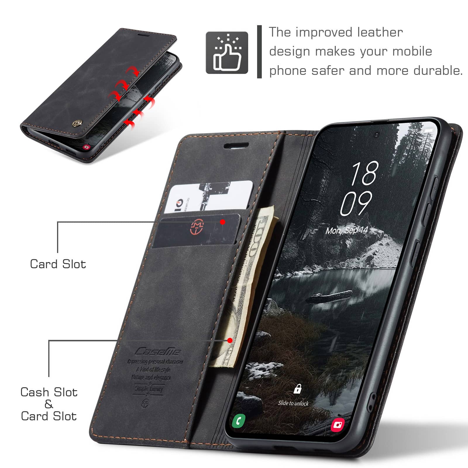 Custodia a portafoglio con vib - Leather Folio Wallet Case recensione e prezzo