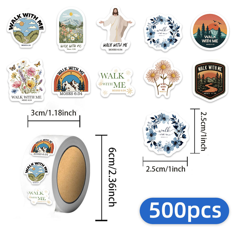 500 Pezzi di Adesivi Cartoon 
